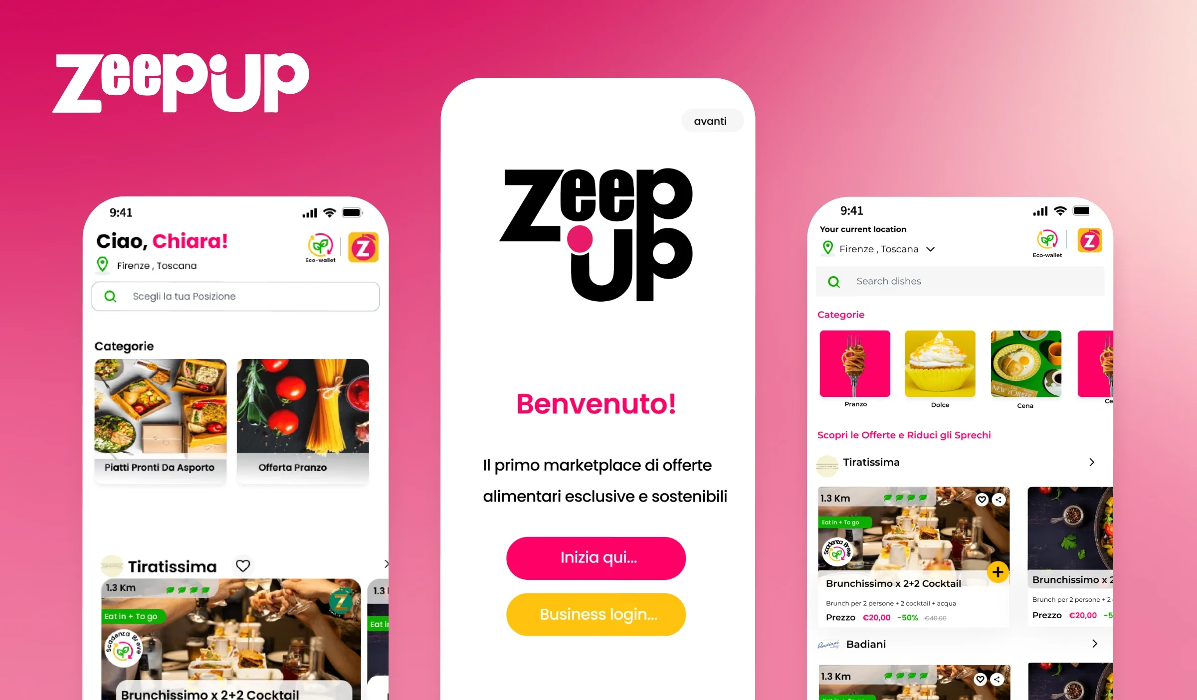 zeep up food delievery app